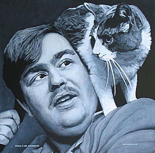 John Candy and Mr. Whiskers