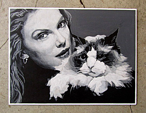 Taylor Swift and cat